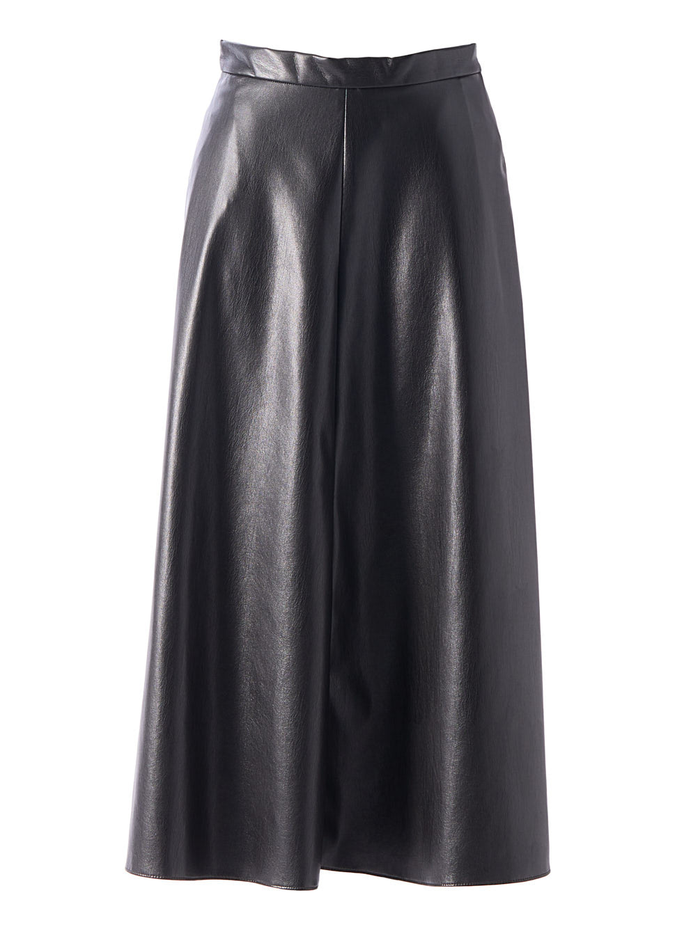 Faux Leather Skirt Black