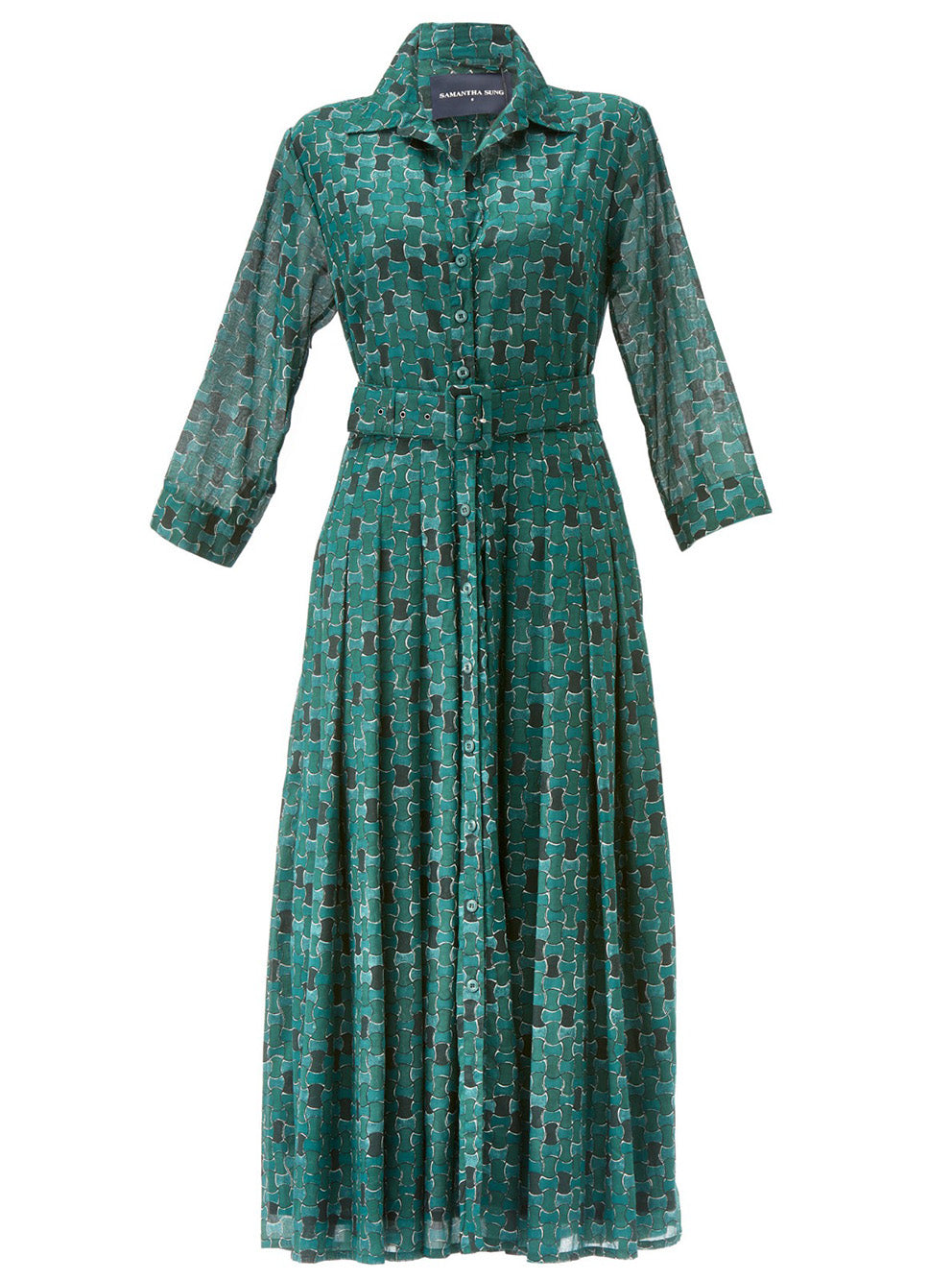 Dress Audrey Puzzle in Jade