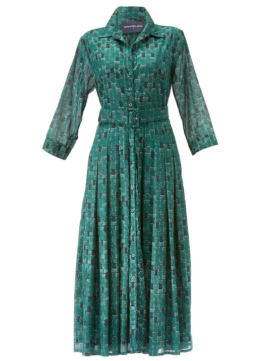 Dress Audrey Puzzle in Jade