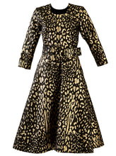 Load image into Gallery viewer, Dress Lynn Gold leopard