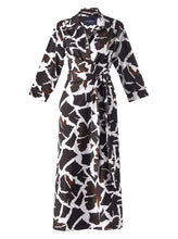 Load image into Gallery viewer, Dress Olivia Poplin in Giraffe wild