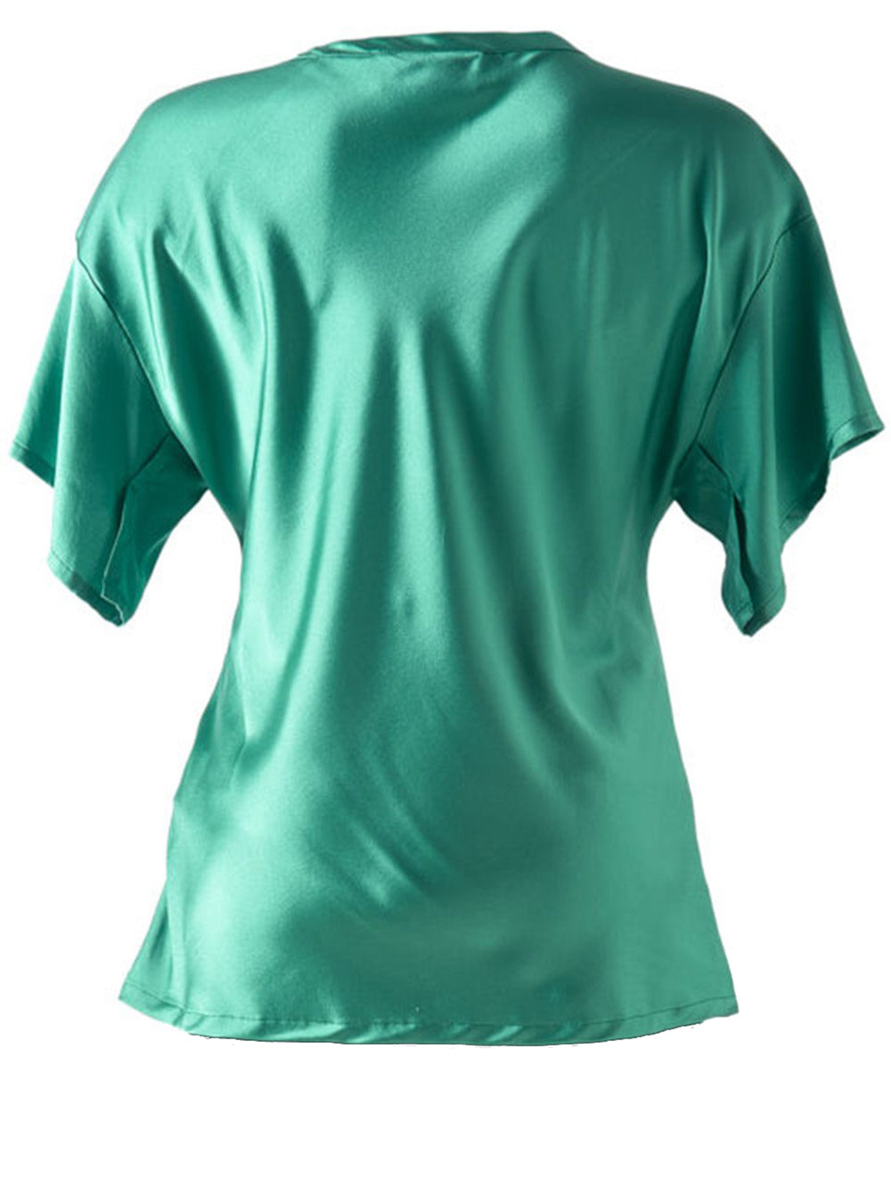 Grifoni Silk Stretch T-Shirt Green