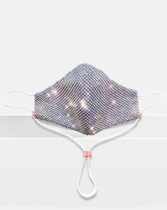 glamour mask rhinestones