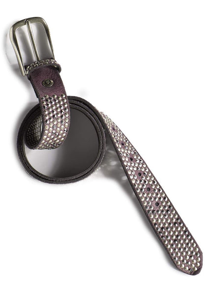 color:light aubergine with silver studs