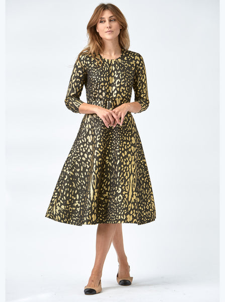 Dress Lynn Gold leopard