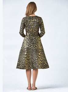 Dress Lynn Gold leopard