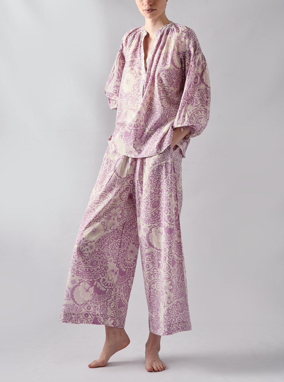 Nunes Pants in Mauve