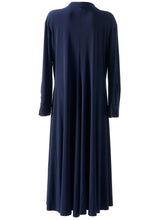 Load image into Gallery viewer, a-line shirt dress midnight