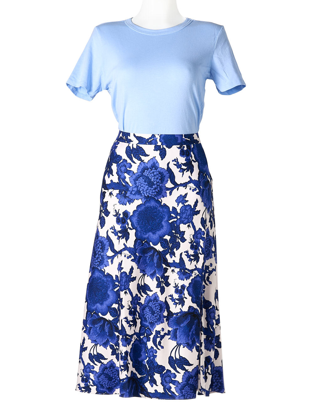 Skirt A-Line Blue Willow