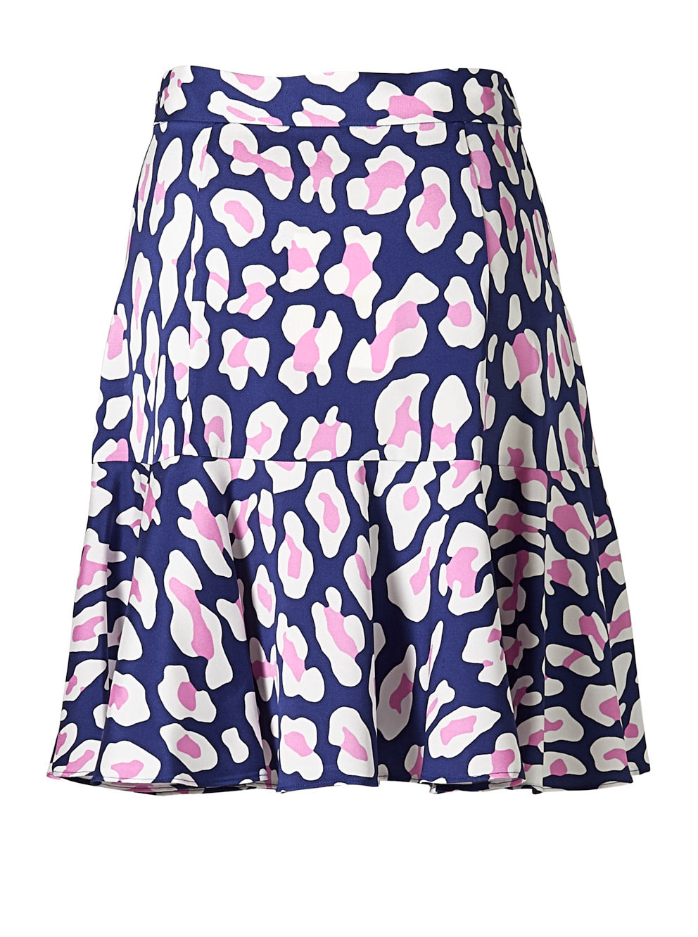 Wendy Skirt Leopard Large Blue