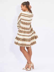 Zakar short dress brown