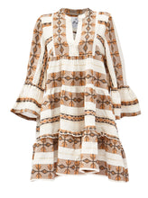 Load image into Gallery viewer, Zakar short dress brown