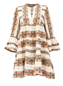 Zakar short dress brown