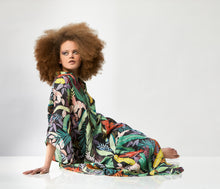 Load image into Gallery viewer, Kaftan Dress Jungle print