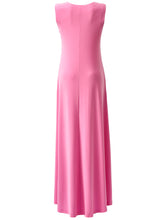 Load image into Gallery viewer, Long sleeveless swing dress in Candy Pink
