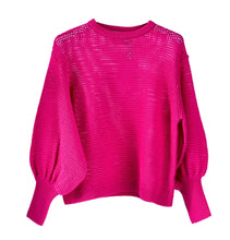Load image into Gallery viewer, neon pink pullover