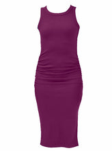 Load image into Gallery viewer, Tank Dress Wren in Plum