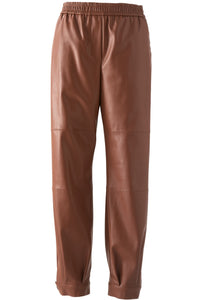 (nude) vegan leather combat trouser