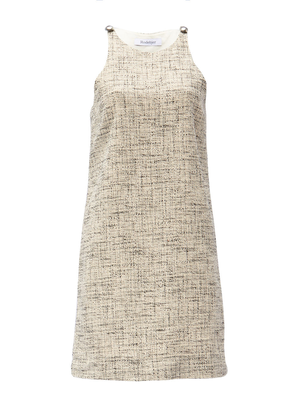 Tweed Cream Short Dress