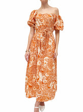 Load image into Gallery viewer, Natuba Dress in Orange