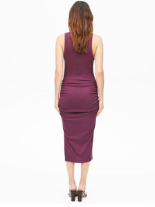 Tank Dress Wren in Plum
